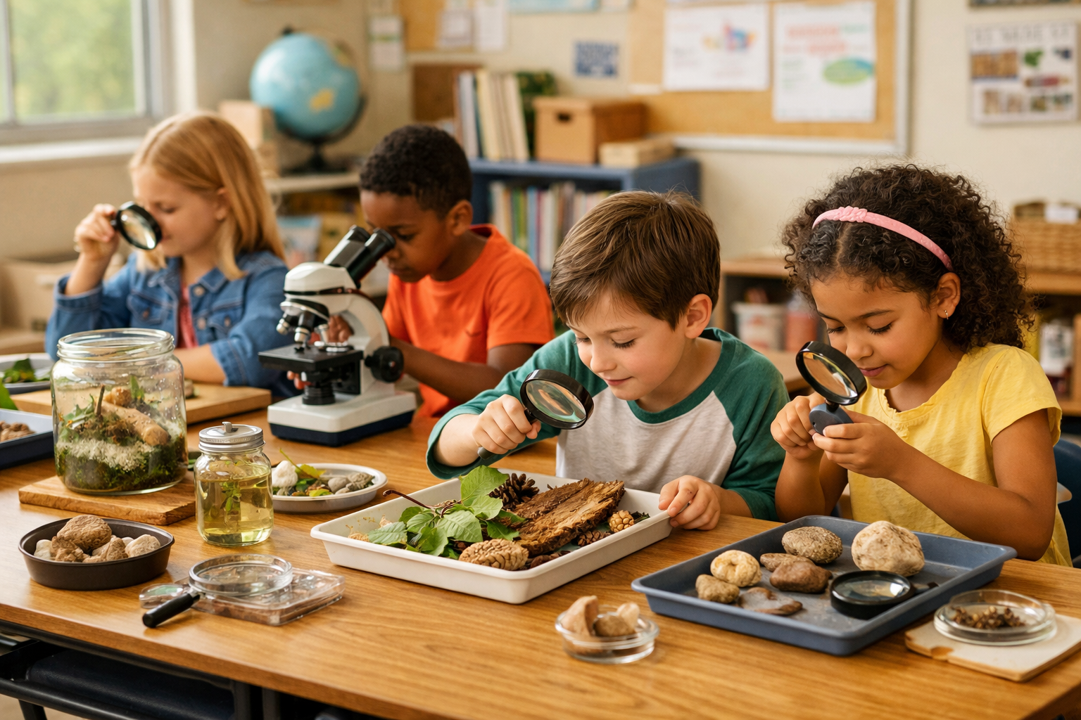 Low-Prep Science Observation Stations for Upper Elementary