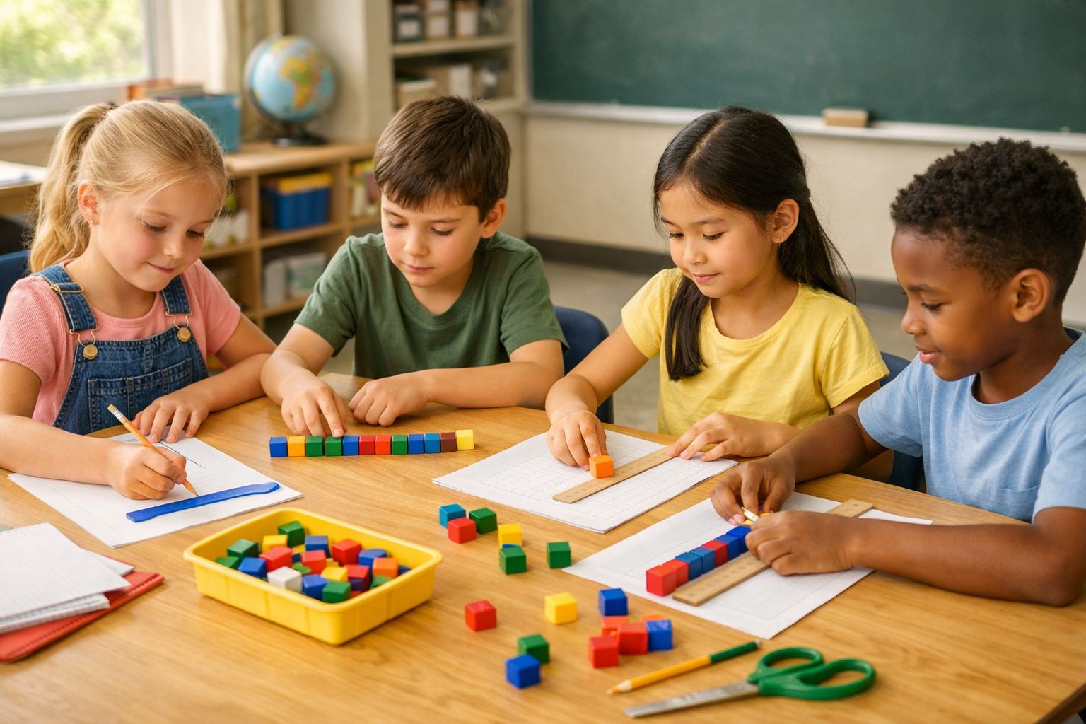 Teaching Fractions With Everyday Classroom Supplies