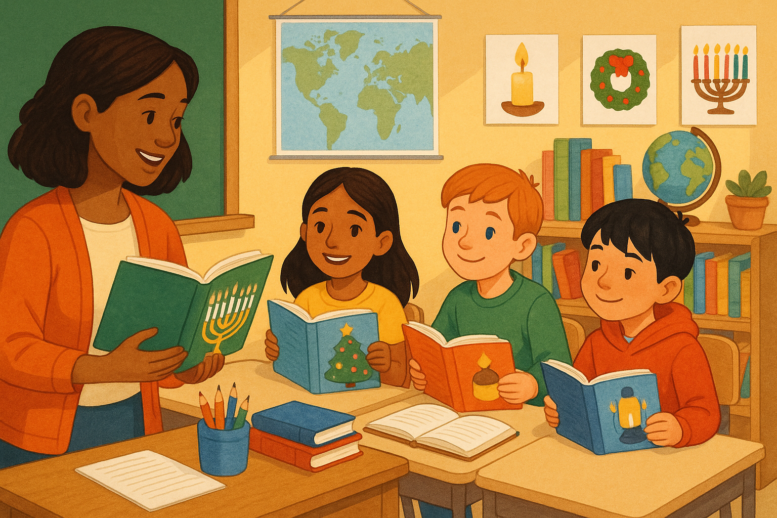 16 Holiday Multicultural Books for Children: Suggestions for Grade School Teachers