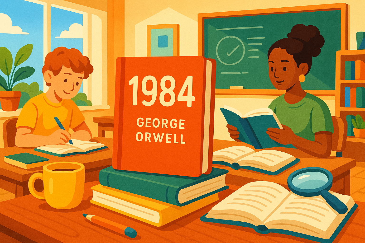 1984 Orwell Study Guide: Understanding Character Motivation and the Symbolism